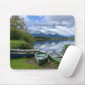 Ruderboote am See - Allgäu Mousepad (Mit Mouse)