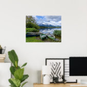 Ruderboote am See - Allgäu Poster (Heimbüro)