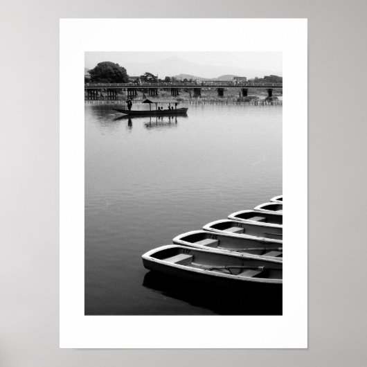 Ruderboote: Arashiyama, Kyoto Poster (Vorne)