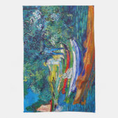 Ruderboote auf den Banken des Oises Küchentuch (Vertikal)