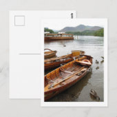 Ruderboote: Derwentwater Postkarte (Vorne/Hinten)
