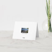 Ruderboote in Arashiyama, Kyoto Grußkarte Karte (Rückseite)