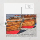 Ruderboote in Windermere Postkarte (Vorne/Hinten)