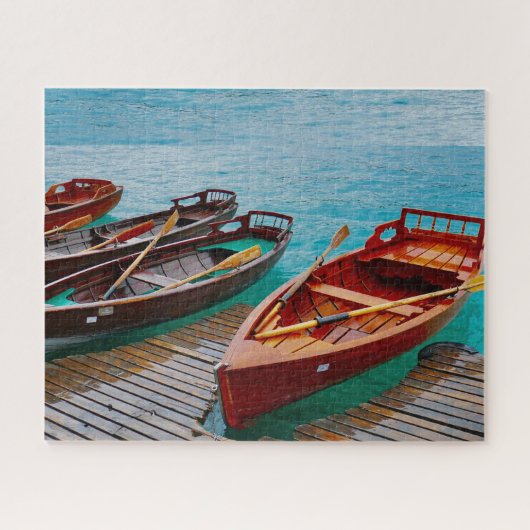 Ruderboote mit Geschenkboxen, 520 Stück Puzzle (Horizontal)