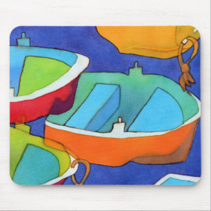 Ruderboote Mousemat Mousepad