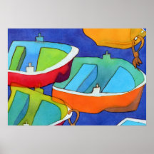 Ruderboote Poster
