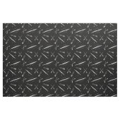 Ruderboote und Oars Schwarz-Weiß-Muster Stoff (Fat Quarter (45,7 x 55,9 cm))