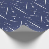 Ruderboote und Ruder, Coole Ruderboote Geschenkpapier (Ecke)