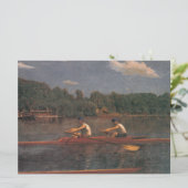 Ruderbootrennen am Fluss Karte (Stehend Vorderseite)