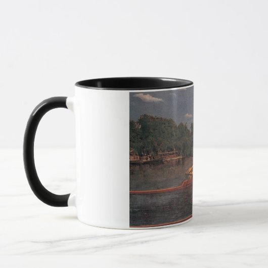 Ruderbootrennen am Fluss Tasse (Links)