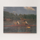 Ruderbootrennen am Fluss (von Thomas Eakins) Puzzle (Horizontal)