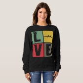 Ruderbootsport-Spaß Sweatshirt (Vorne ganz)