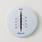 Rudercox gehorchen mir button (Vorderseite)