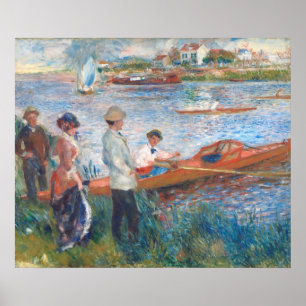 Ruderer in Chatou - Auguste Renoir Kunstdruckposte Poster