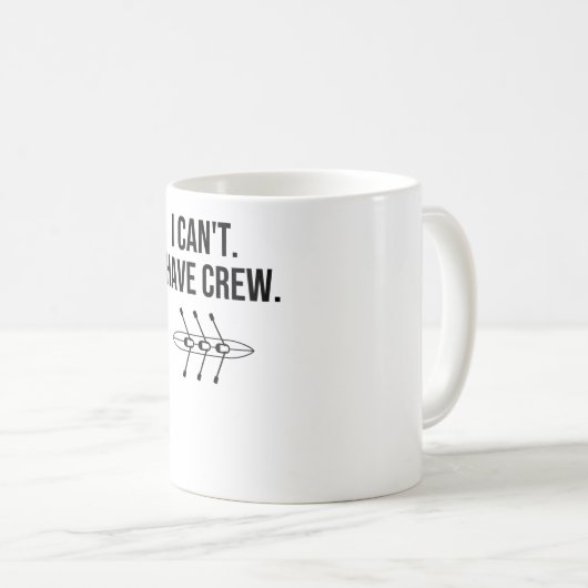 Rudergeschenke | Rower Rowing Crew Rowing Bootteam Kaffeetasse (VorderseiteRechts)