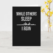 Rudergeschenke | Rower Rowing Crew Rowing Bootteam Karte (Gelbe Blume)