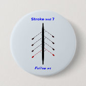 Ruderhub: sieben Sitze Button (Vorderseite)