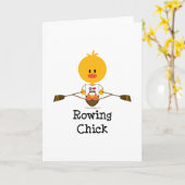 Ruderkick-Grußkarte Karte (Gelbe Blume)