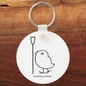 Ruderküken, Ruderbekleidung für Frauen, die rudern Schlüsselanhänger (Vorderseite)