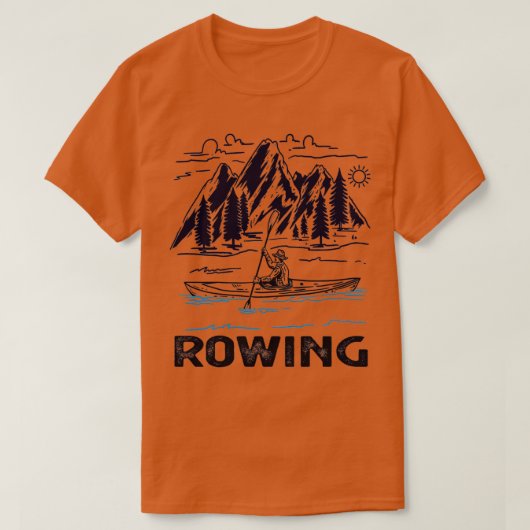 Ruderliebhaber T-Shirt (Design vorne)