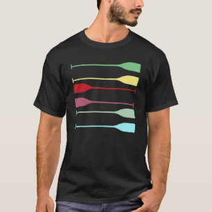 Rudermannschaft Vintage-Farben T-Shirt