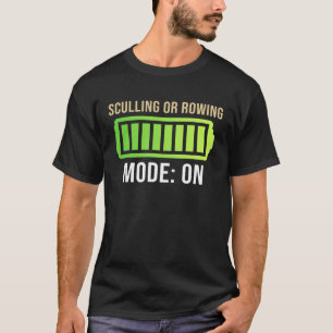 Rudermodus auf Ruderboot Rudererfahrung T-Shirt