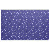 Rudermuster Blaue weiße Boote und Ohren Stoff (Fat Quarter (45,7 x 55,9 cm))