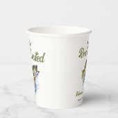 Rudern begeistert Big Fish Fisherman Baby Shower Pappbecher (Rechts)