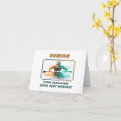 Rudern der ultimativen Oberkörper-Workout - Ein Ru Karte (Gelbe Blume)