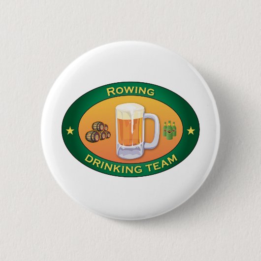Rudern des trinkenden Teams Button (Vorderseite)