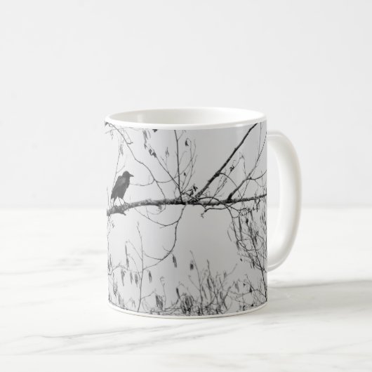 Rudern in einem Birkenbaum Kaffeetasse (VorderseiteRechts)
