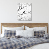 Rudern in einem Birkenbaum Leinwanddruck (Insitu (Schlafzimmer))