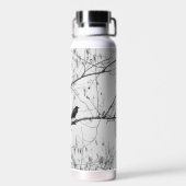 Rudern in einem Birkenbaum Trinkflasche (Rückseite)