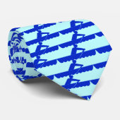 Rudern - LtBlueBkg Krawatte (Gerollt)