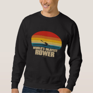 Rudern nach Rower Retro Style Welten - die richtig Sweatshirt