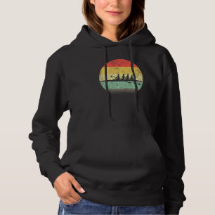 Rudern Retro Rudermannschaft Boot Ruderer Paddel R Hoodie