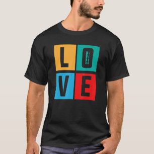 Rudern Retro Vintage Farben T-Shirt
