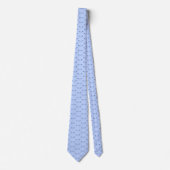 Rudern Ruder Muster blau Krawatte (Vorderseite)