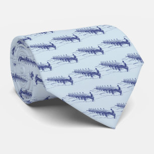 Rudern Ruderer Blaue Crew-Mannschaft Wassersport # Krawatte