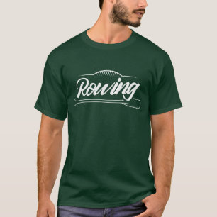 Rudern Rudermannschaft Ruderin Sport Mädchen Retro T-Shirt