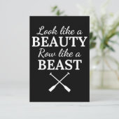 Rudern: Sieht aus wie eine Schönheitsreihe wie ein Karte (Stehend Vorderseite)