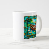 Rudernde Dame Tranquility Jumbo-Tasse (Vorderseite Rechts)