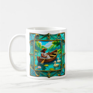 Rudernde Lady Tranquility Kaffeetasse
