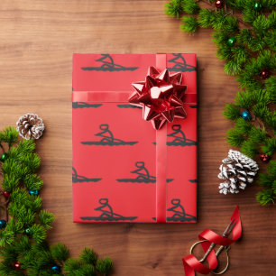Rudernder Stockmann Geschenkpapier