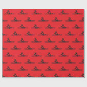 Rudernder Stockmann Geschenkpapier (Flach)