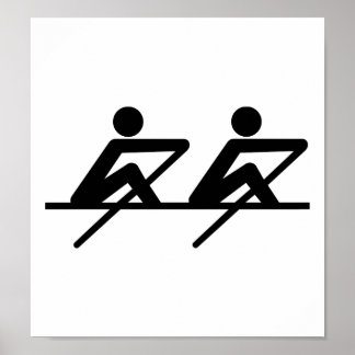 Ruderpaddel Poster