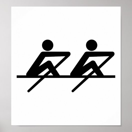 Ruderpaddel Poster (Vorne)