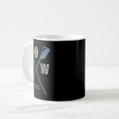 Ruderreihe Crew Steuermann Ruderer Retro Boot Padd Kaffeetasse (Vorderseite Links)