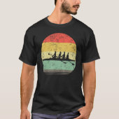 Ruderrinne Ruderboot Crew Rumpf Rumpf Rudermaschin T-Shirt (Vorderseite)