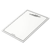 Ruderrowers Crew Team Wassersport Notizblock (angewinkelt)